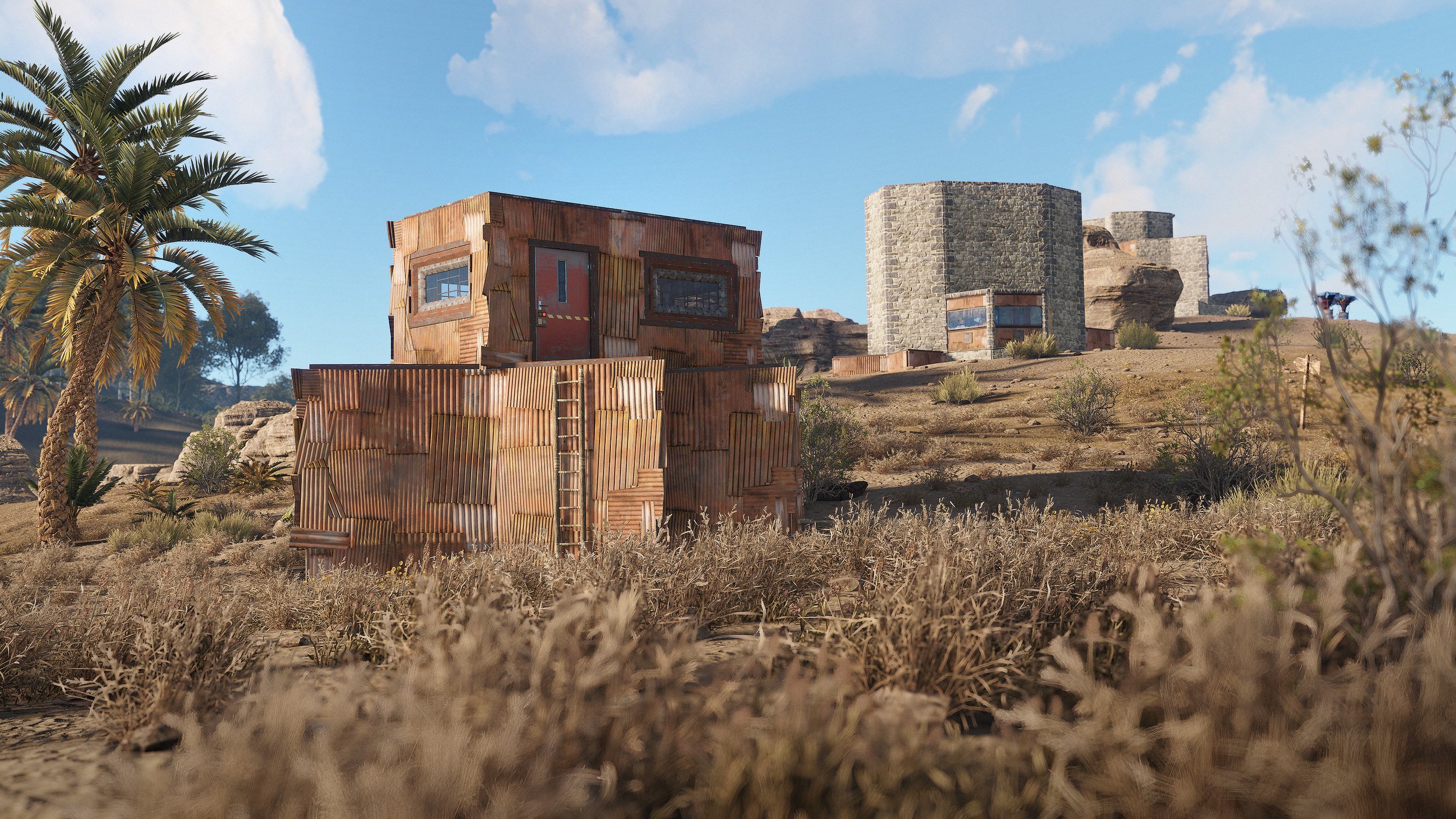 Rust base building scene